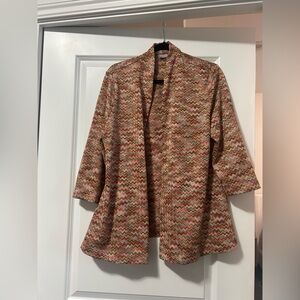 Chicos vintage colourful cardigan size large